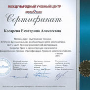Сертификат DENTAL GURU от 2017 